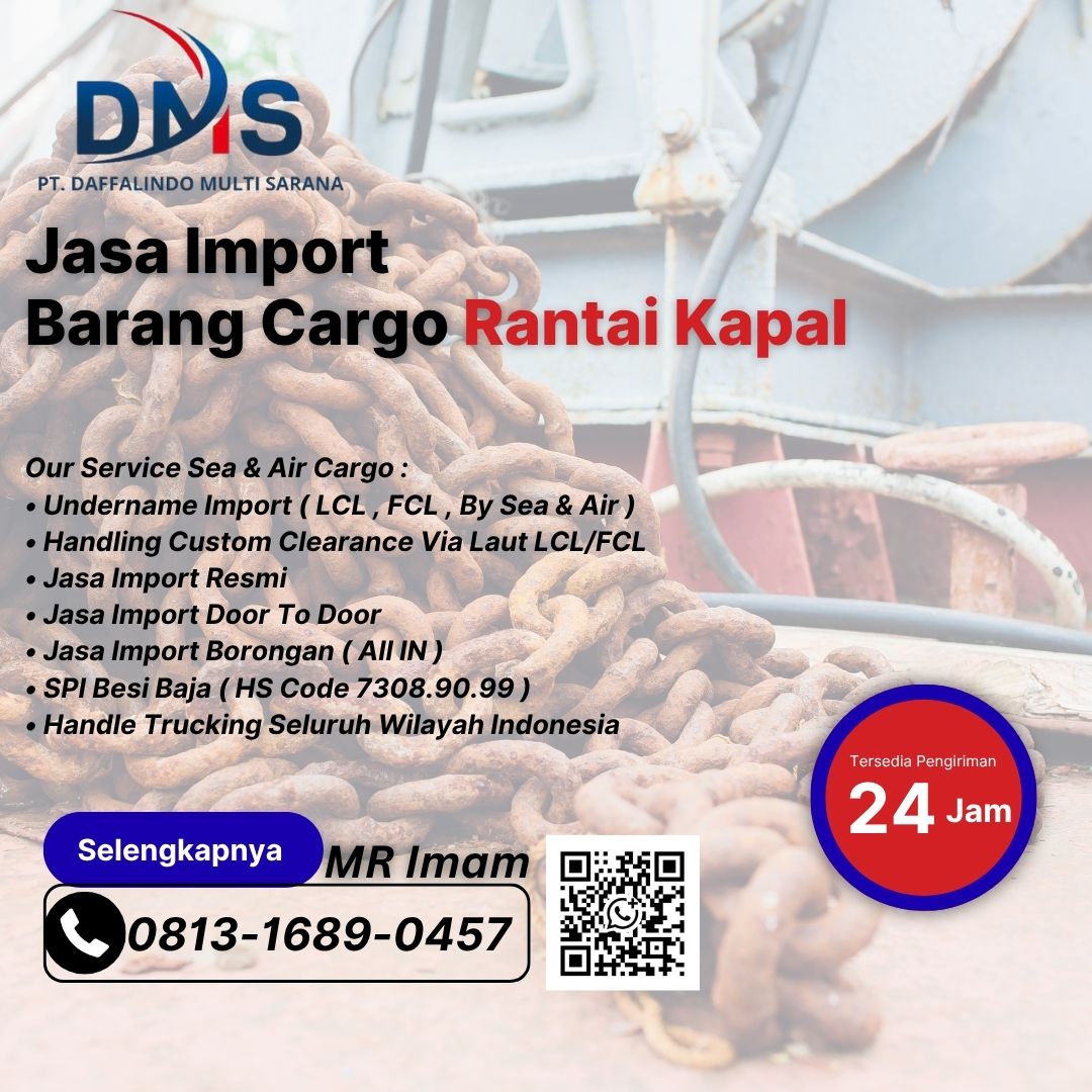 Jasa Import Rantai Besi Steel Chain