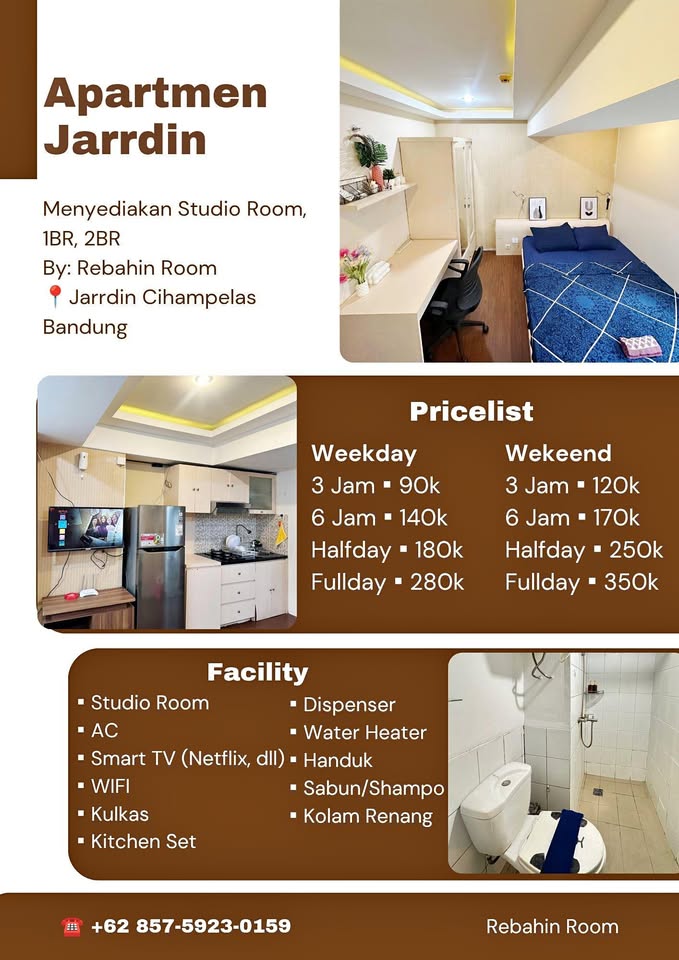 SEWA PERJAM/HARIAN JARDIN APARTMENT