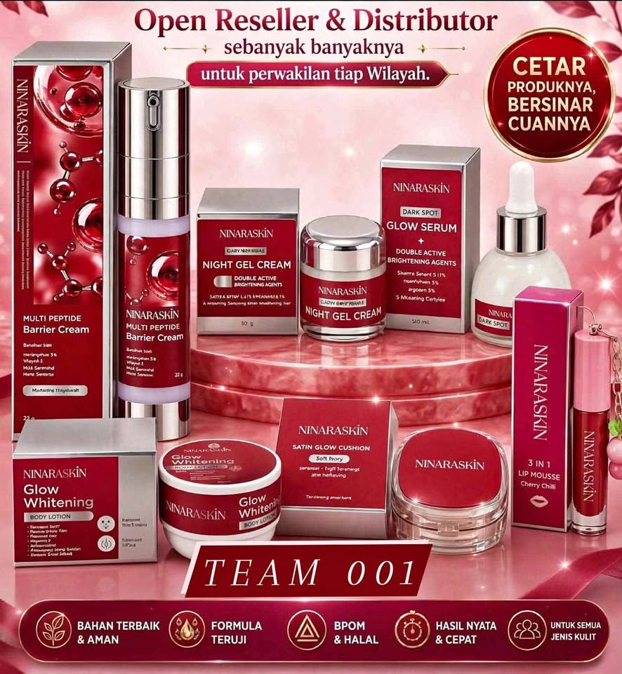 Mau tumbuh & sukses bersama? Ninaraskin glowing promo