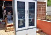 SALE LEMARI ARSIP 2 PINTU + LACI FULL KACA