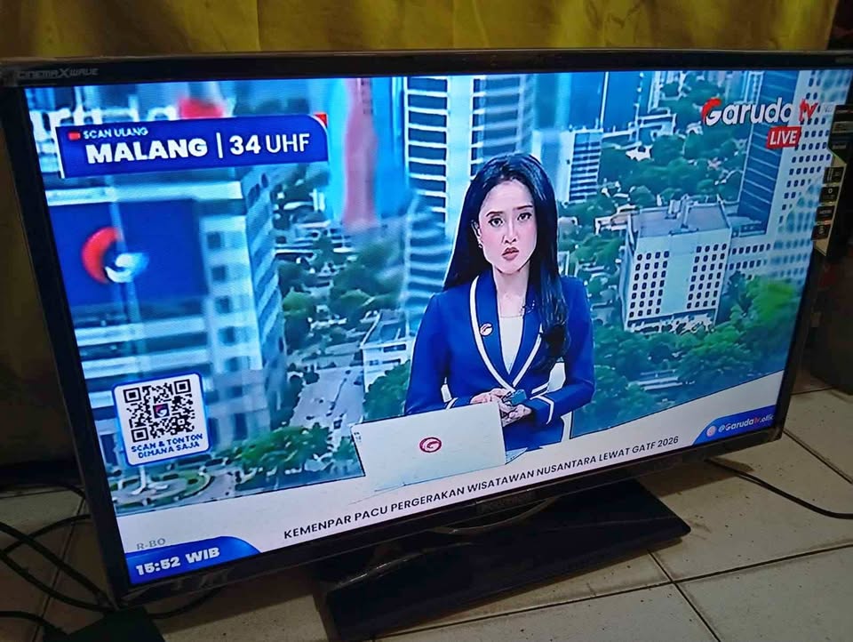Tv Polytron 32″+ stb nya.normal