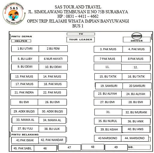 ‎ ‎Yuk nikmati serunya liburan 2 hari 1 malam bersama SAS Tour and Travel ke destinasi terbaik Banyuwangi! 🏝️🚍 ‎