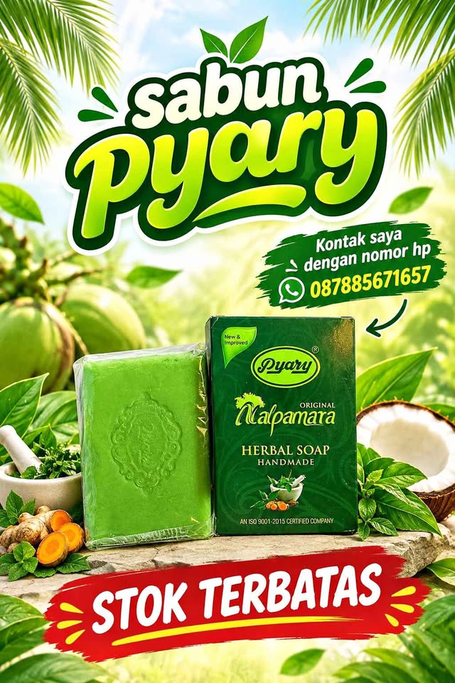 🌿Sabun Pyary SEGAR & BERNuansa HERBAL!🌿Ori Impor✨