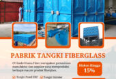 Tangki Fiberglass FRP-Jual Tangki Air, Panel & Silinder Kediri Jawa Timur