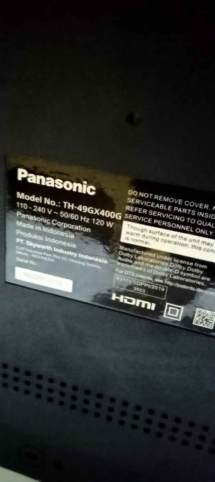 TV LED Panasonic Android 50 Inc