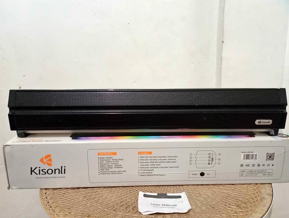 Speaker Bluetooth Kisonli LED-802 Original