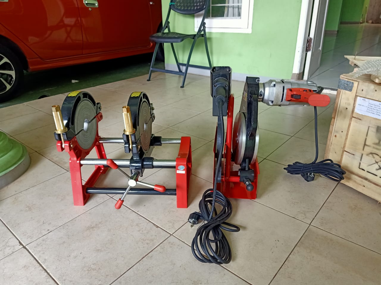 Jual Mesin Las Pipa HDPE 200mm Manual