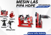 Mesin Las HDPE Manual 160mm 6 Inch SHDS L A2 Clamp – Welding Range 1 1/4 Inch Sampai 6 Inch