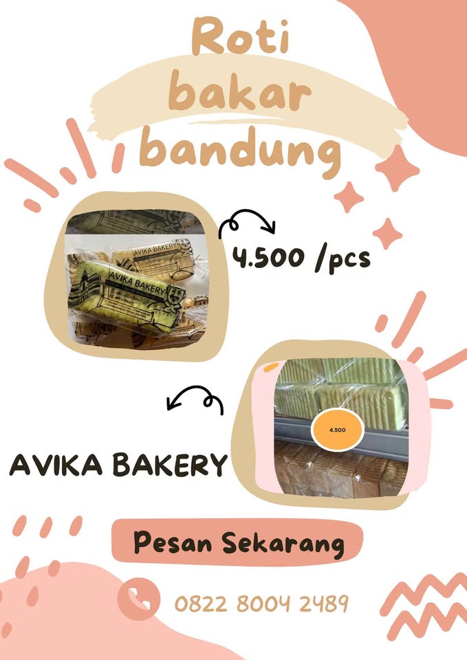 AGEN ROTI BAKAR KHAS BANDUNG AVIKA BAKERY