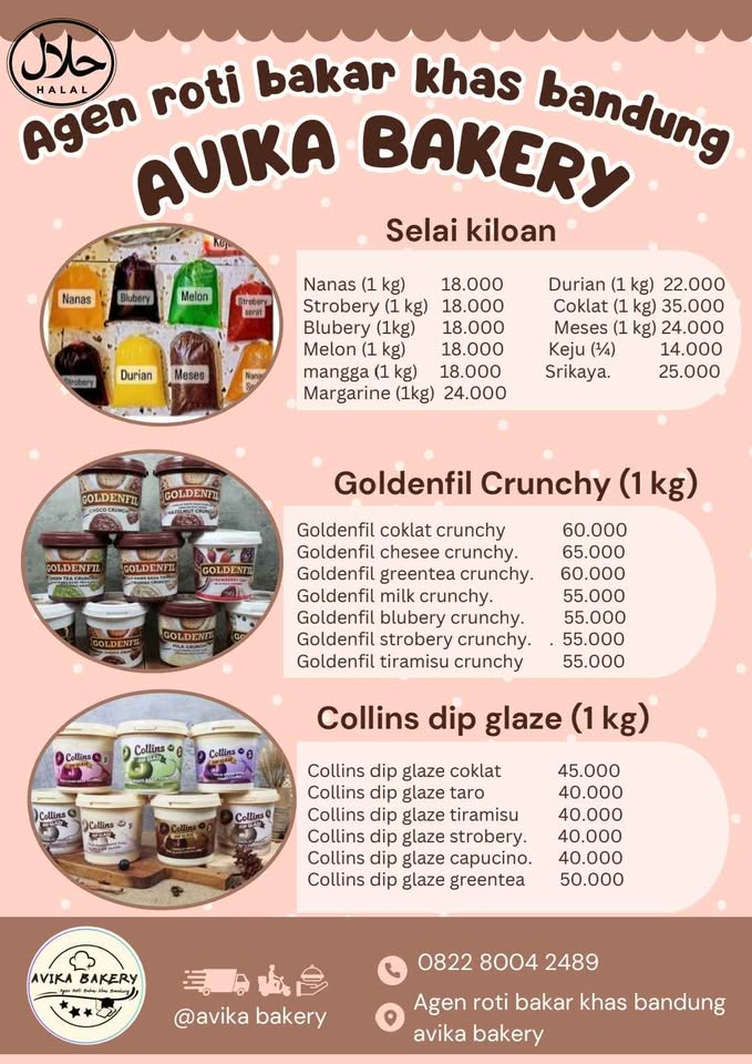 AGEN ROTI BAKAR KHAS BANDUNG AVIKA BAKERY