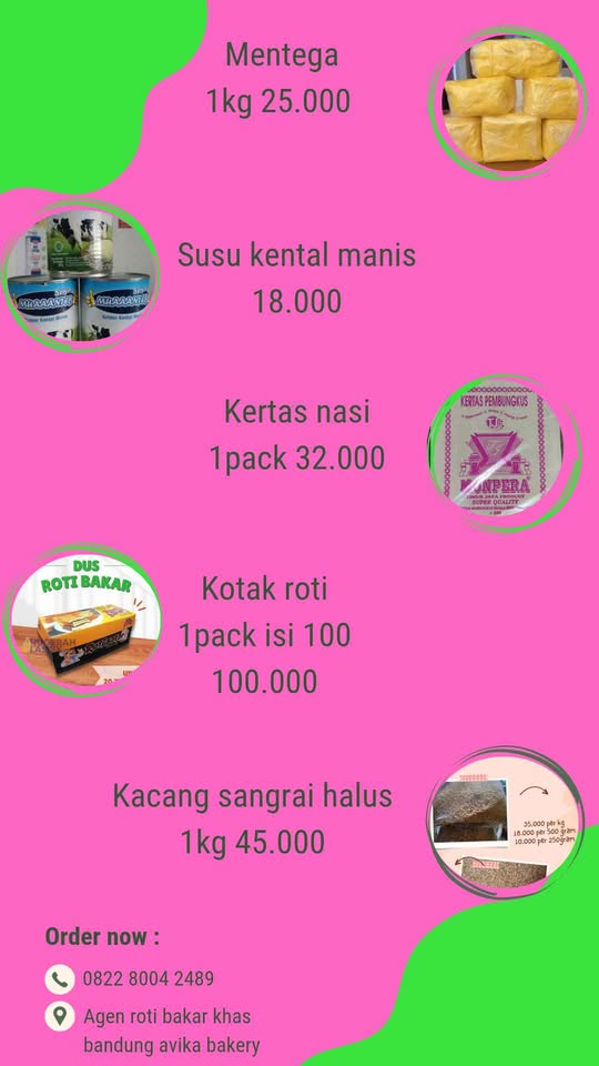 AGEN ROTI BAKAR KHAS BANDUNG AVIKA BAKERY