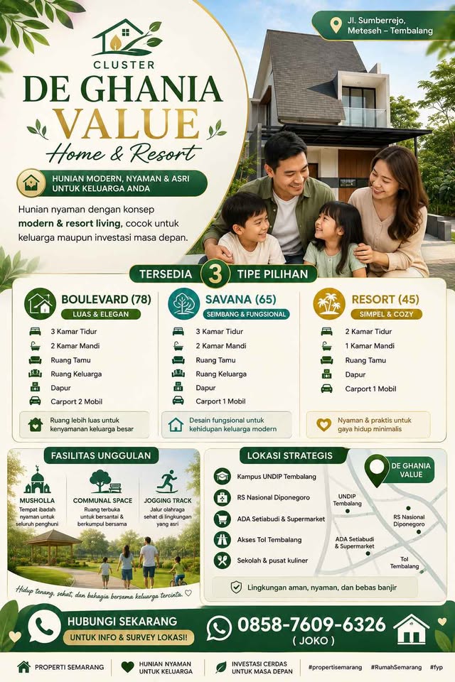 💎 CLUSTER DE GHANIA VALUE (HOME & RESORT)