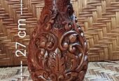 Vas Bunga Vintage Ukiran Kayu Jati