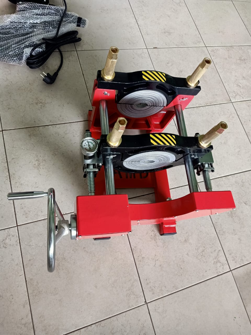 Mesin Las HDPE Manual 160mm 6 Inch SHDS L A2 Clamp – Welding Range 1 1/4 Inch Sampai 6 Inch