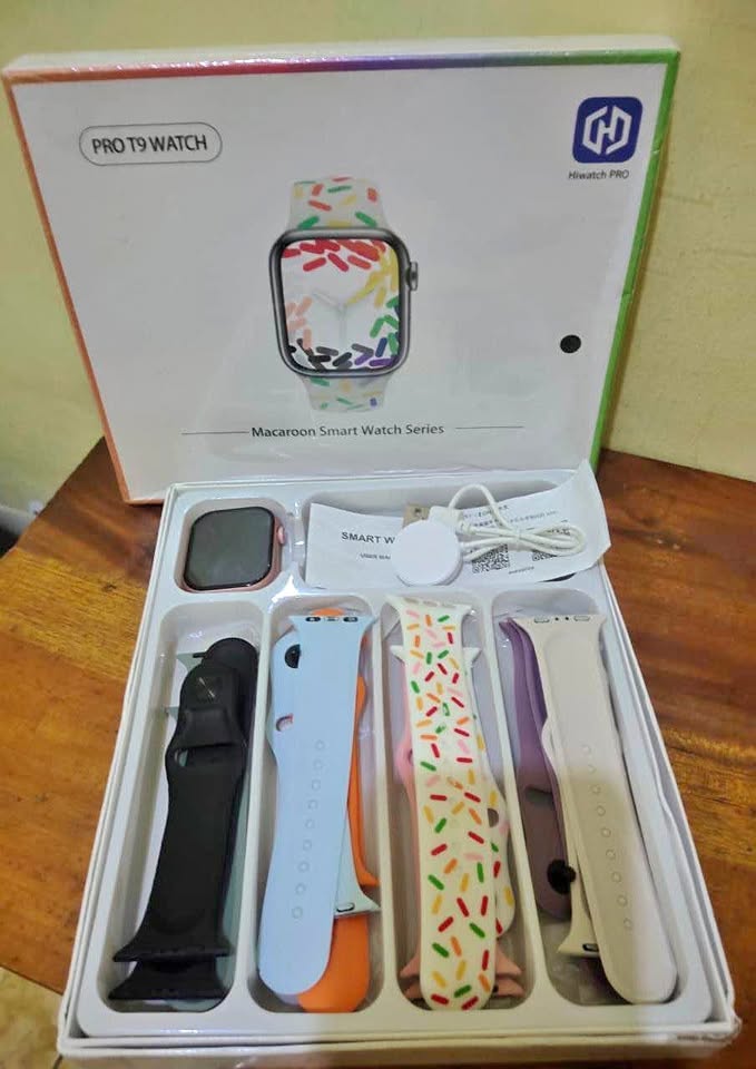 Smartwatch Pro T9 (Macaroon Smart Watch Series) – Baru! ⌚✨