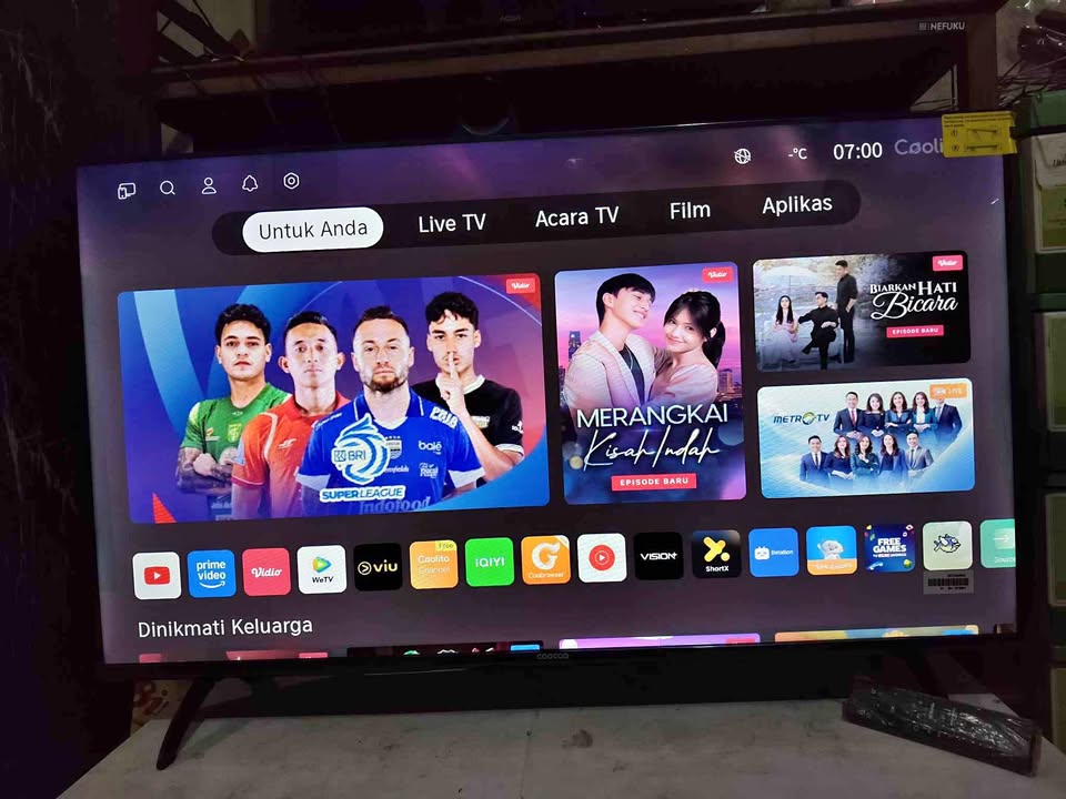LED Coocaa 40″ smart tv barang seken masih istimewa like new