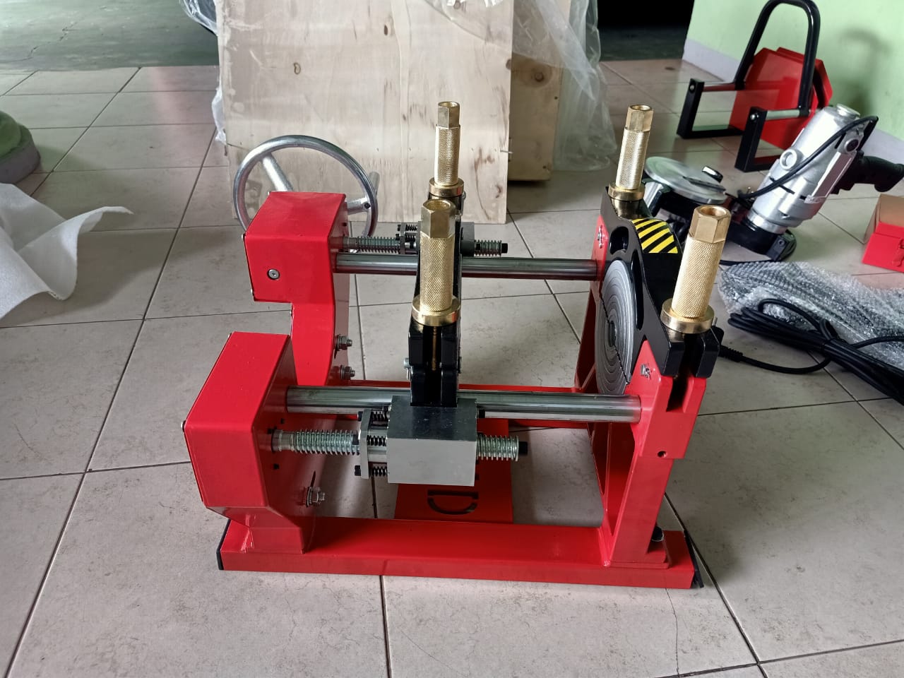 Mesin Las HDPE Manual 160mm 6 Inch SHDS L A2 Clamp – Welding Range 1 1/4 Inch Sampai 6 Inch
