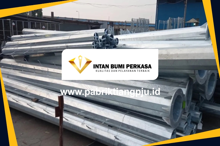 Produsen Tiang Lampu Jalan PJU Galvanis Kediri
