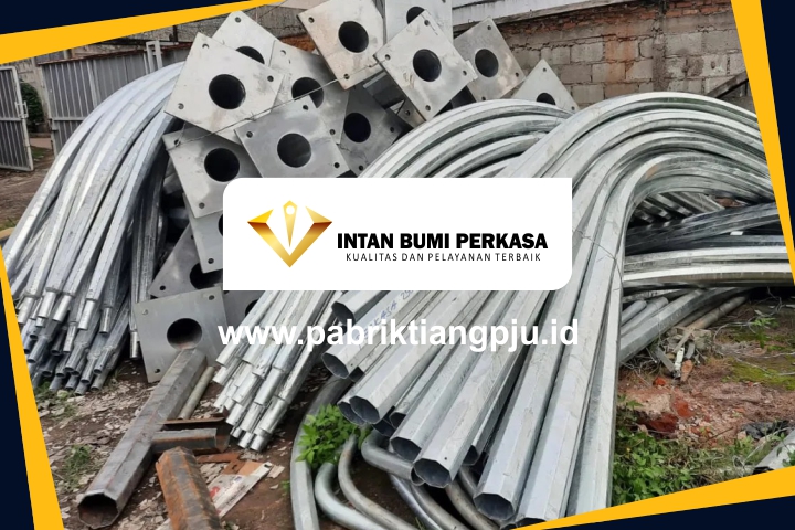 Produsen Tiang Lampu Jalan PJU Galvanis Blitar
