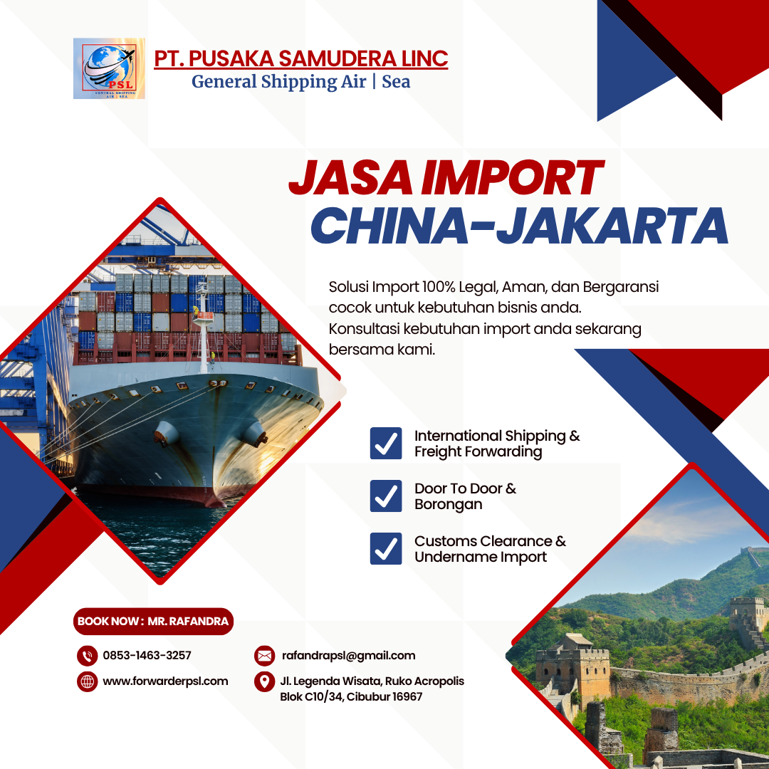 Jasa Import Barang China-Jakarta