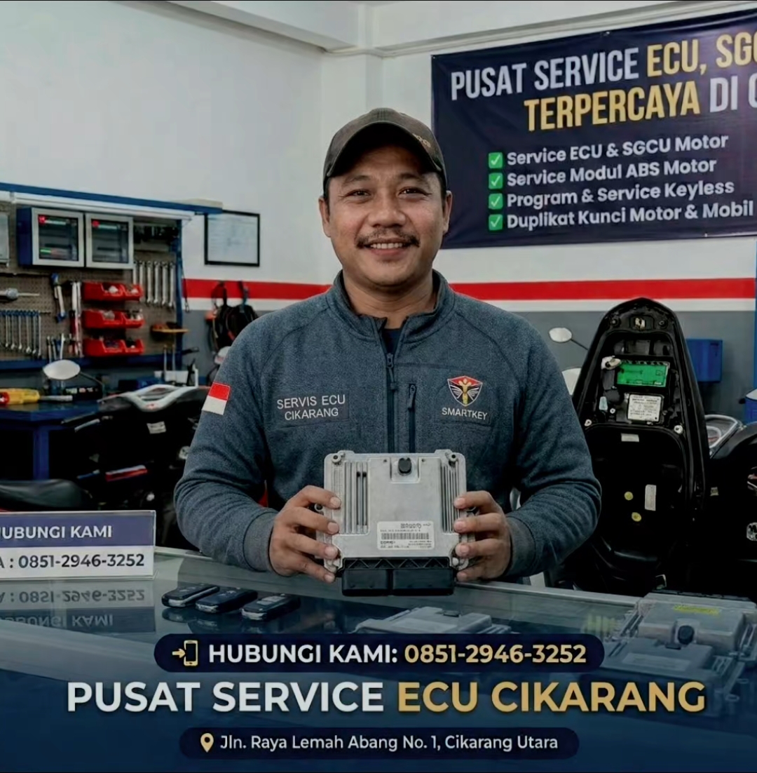 Spesialis Jasa Servis ECU Motor, SGCU Motor & Bengkel Rem ABS Motor di Depok
